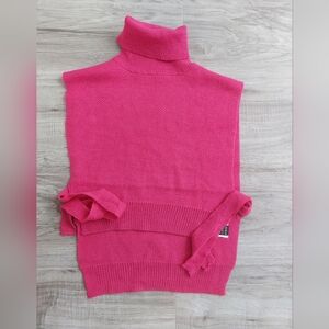 Pink Turtleneck Sweater